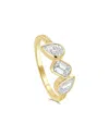 Sabrina Designs 14k Yg Diamond Mix-shape 3-stone Ring In Gold