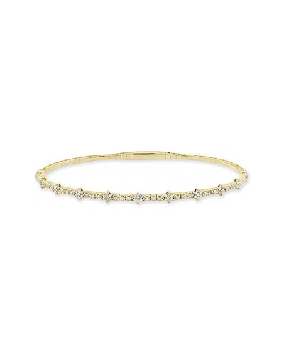 Sabrina Designs 14k 0.85 Ct. Tw. Diamond Bangle Bracelet In Gold