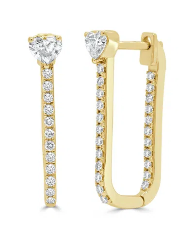 Sabrina Designs 14k 0.85 Ct. Tw. Diamond Hoop Earrings In Gold