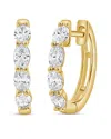 Sabrina Designs 14k 0.85 Ct. Tw. Diamond Huggie Earrings