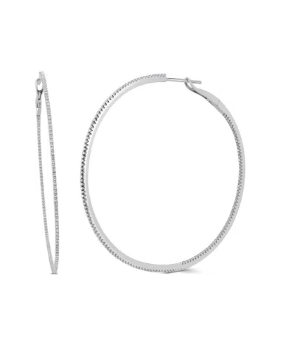 Sabrina Designs 14k 0.86 Ct. Tw. Diamond Hoops In Metallic