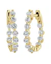 Sabrina Designs 14k 0.86 Ct. Tw. Diamond Oval Hoops