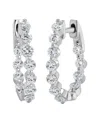 Sabrina Designs 14k 0.86 Ct. Tw. Diamond Oval Hoops