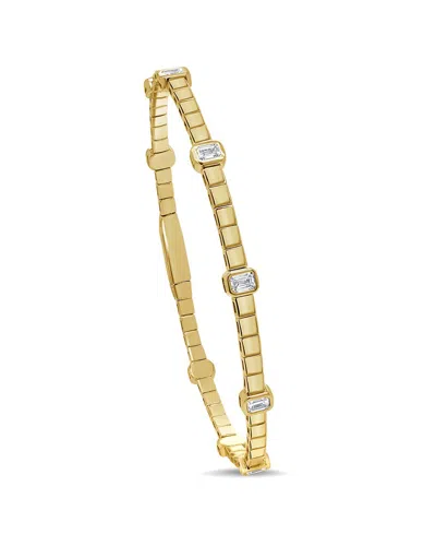 Sabrina Designs 14k 0.88 Ct. Tw. Diamond Flexible Bangle In Gold