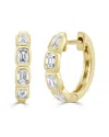 Sabrina Designs 14k 0.88 Ct. Tw. Diamond Huggie Earrings