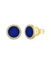 Sabrina Designs 14k 0.90 Ct. Tw. Diamond & Lapis Studs