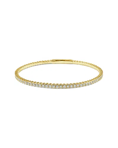 Sabrina Designs 14k 0.96 Ct. Tw. Diamond Flexible Bangle Bracelet In Gold