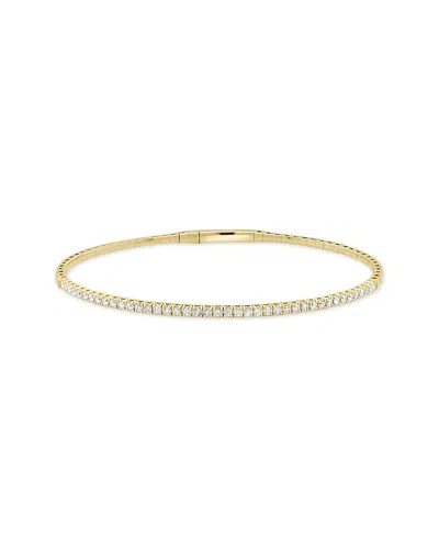 Sabrina Designs 14k 0.96 Ct. Tw. Diamond Flexible Bangle Bracelet In Gold