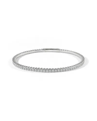 Sabrina Designs 14k 0.96 Ct. Tw. Diamond Flexible Bangle Bracelet