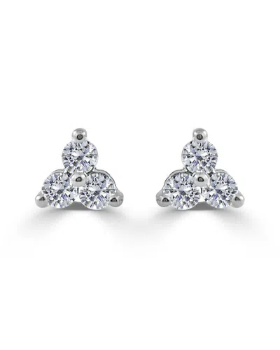 Sabrina Designs 14k 0.97 Ct. Tw. Diamond Earrings In Silver
