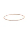 Sabrina Designs 14k 0.98 Ct. Tw. Diamond Bangle Bracelet