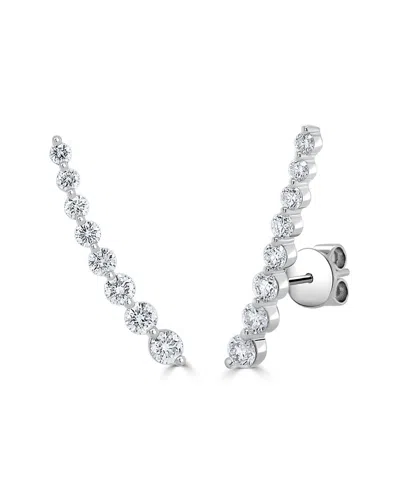 SABRINA DESIGNS SABRINA DESIGNS 14K 0.98 CT. TW. DIAMOND CLIMBER EARRINGS