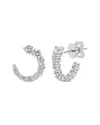 Sabrina Designs 14k 0.98 Ct. Tw. Diamond Curved Earrings