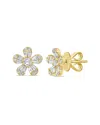 Sabrina Designs 14k 0.99 Ct. Tw. Diamond Flower Studs