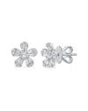 Sabrina Designs 14k 0.99 Ct. Tw. Diamond Flower Earrings