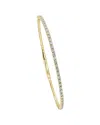 Sabrina Designs 14k 1.00 Ct. Tw. Diamond Flexible Bangle Bracelet