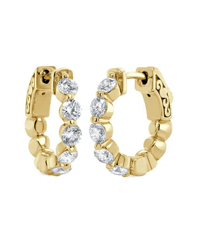 Sabrina Designs 14k 1.00 Ct. Tw. Diamond Hoops In Gold