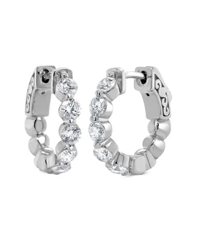 Sabrina Designs 14k 1.00 Ct. Tw. Diamond Hoops In Metallic