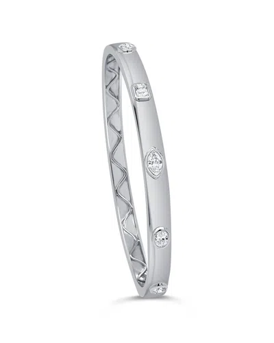 Sabrina Designs 14k 1.02 Ct. Tw. Diamond Bangle Bracelet In Metallic