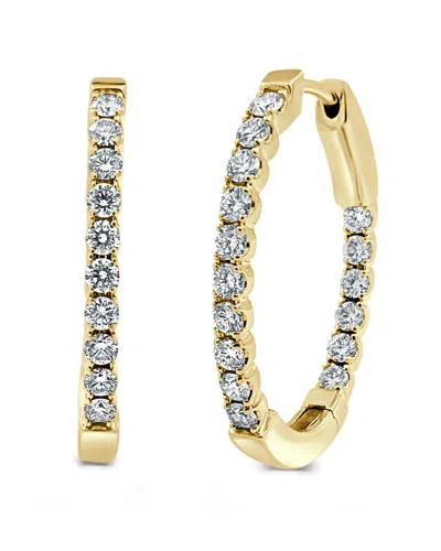 Sabrina Designs 14k 1.05 Ct. Tw. Diamond Inside Out Hoops