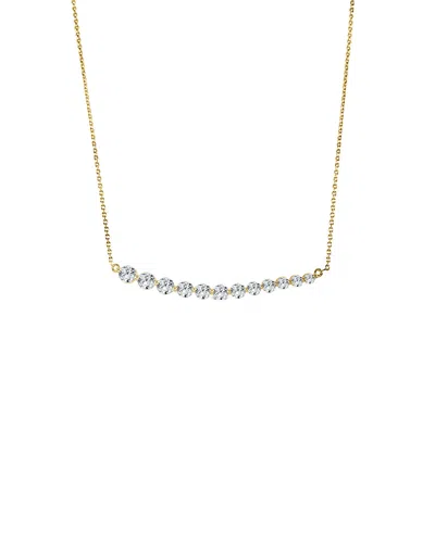 Sabrina Designs 14k 1.06 Ct. Tw. Diamond Bar Necklace