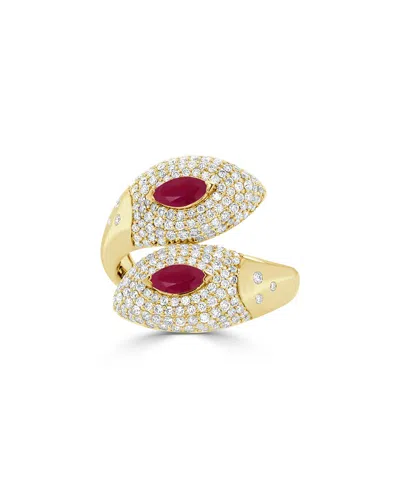 Sabrina Designs 14k 1.08 Ct. Tw. Diamond Bypass Ring In Gold