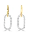 Sabrina Designs 14k 1.08 Ct. Tw. Diamond Link Earrings