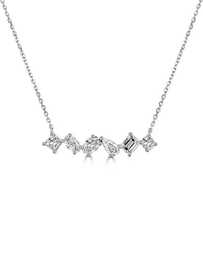 Sabrina Designs 14k 1.08 Ct. Tw. Diamond Necklace In Metallic