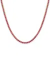 Sabrina Designs 14k 10.94 Ct. Tw. Ruby Tennis Necklace