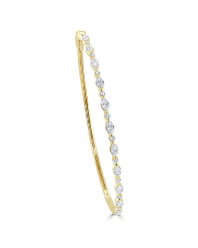 Sabrina Designs 14k 1.10 Ct. Tw. Diamondsapphire Bracelet In Gold