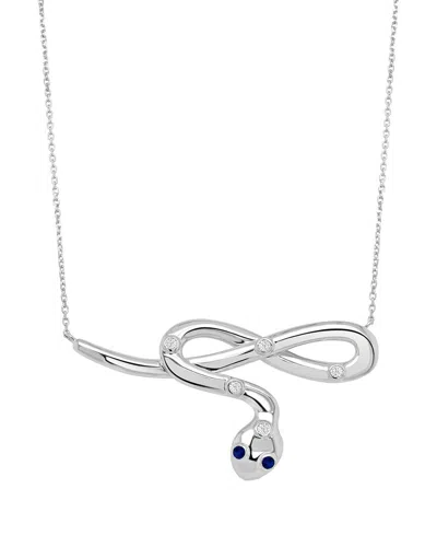 Sabrina Designs 14k 1.13 Ct. Tw. Diamond Snake Necklace