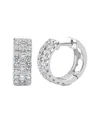 Sabrina Designs 14k 1.25 Ct. Tw. Diamond Hoops In Silver