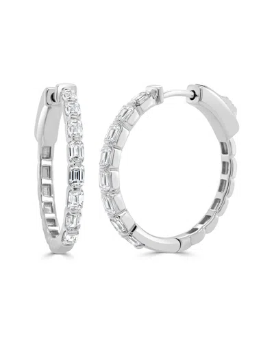 Sabrina Designs 14k 1.27 Ct. Tw. Diamond Hoop Earrings In Metallic