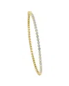 Sabrina Designs 14k 1.28 Ct. Tw. Diamond Bangle Bracelet