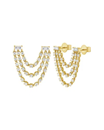 Sabrina Designs 14k 1.28 Ct. Tw. Diamond Chain Studs