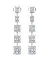 Sabrina Designs 14k 1.30 Ct. Tw. Diamond Baguette Drop Earrings