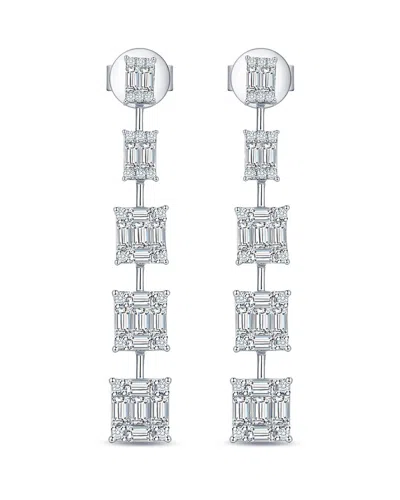 Sabrina Designs 14k 1.30 Ct. Tw. Diamond Baguette Drop Earrings