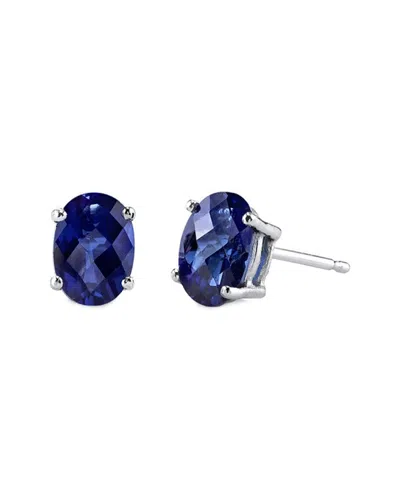 Sabrina Designs 14k 1.31 Ct. Tw. Sapphire Oval Studs In Metallic