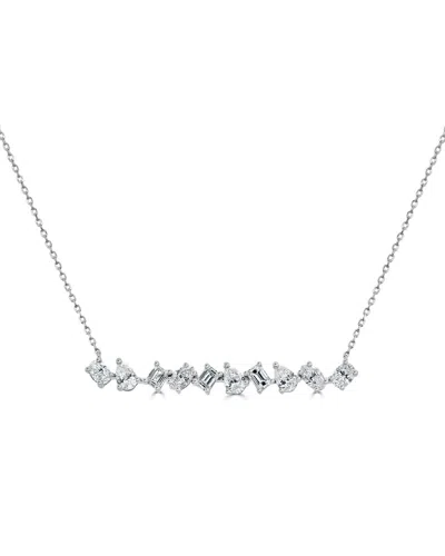 Sabrina Designs 14k 1.32 Ct. Tw. Diamond Necklace In Silver