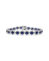 Sabrina Designs 14k 13.23 Ct. Tw. Diamond & Sapphire Stackable Bracelet