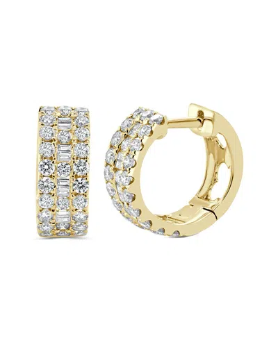 Sabrina Designs 14k 1.40 Ct. Tw. Diamond Hoops In Gold