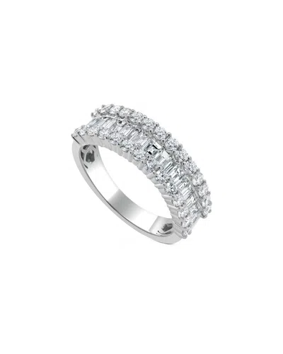 Sabrina Designs 14k 1.44 Ct. Tw. Diamond Half-eternity Ring In Silver
