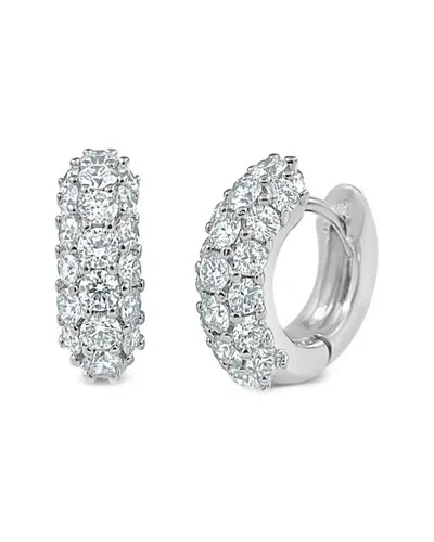 Sabrina Designs 14k 1.54 Ct. Tw. Diamond Huggie Earrings In Metallic