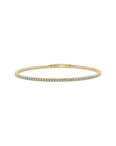 Sabrina Designs 14k 1.57 Ct. Tw. Diamond Flexible Bangle Bracelet In Gold