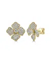 Sabrina Designs 14k 1.60 Ct. Tw. Diamond Flower Earrings