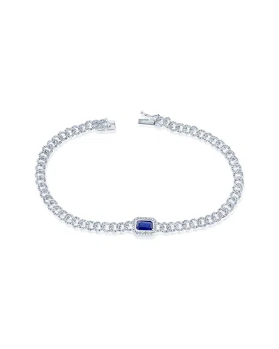 Sabrina Designs 14k 1.76 Ct. Tw. Diamond & Sapphire Link Bracelet