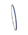 Sabrina Designs 14k 1.77 Ct. Tw. Sapphire Flexible Bangle Bracelet