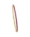Sabrina Designs 14k 1.82 Ct. Tw. Ruby Flexible Bangle Bracelet