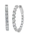 Sabrina Designs 14k 1.91 Ct. Tw. Oval Hoops