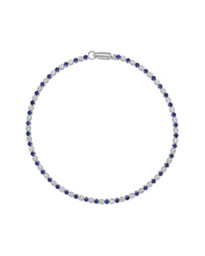 Sabrina Designs 14k 2.02 Ct. Tw. Diamondsapphire Bracelet In Neutral